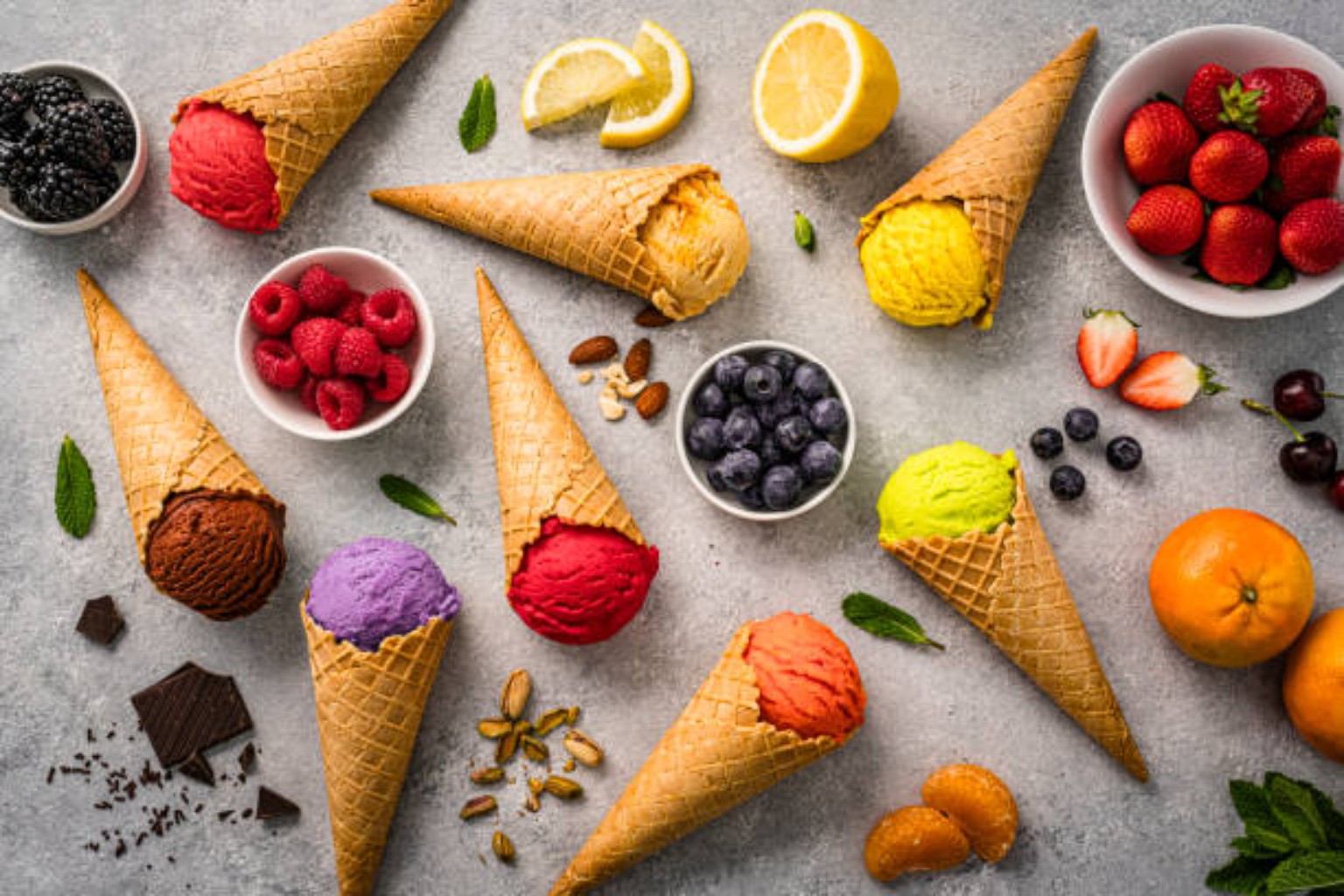 Ice cream cones