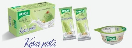 Kesar Pista ice cream